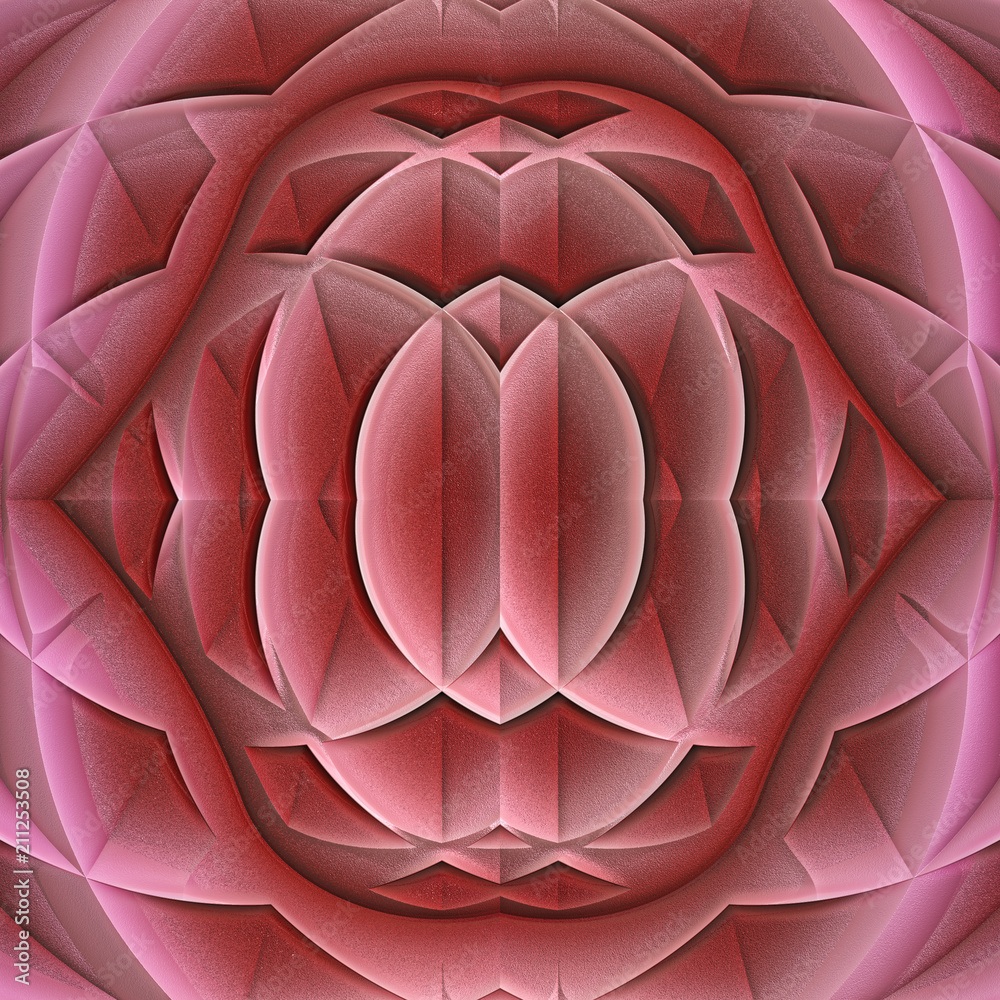 Fototapeta premium 3D effekt - abstrakt farbverlauf grafik