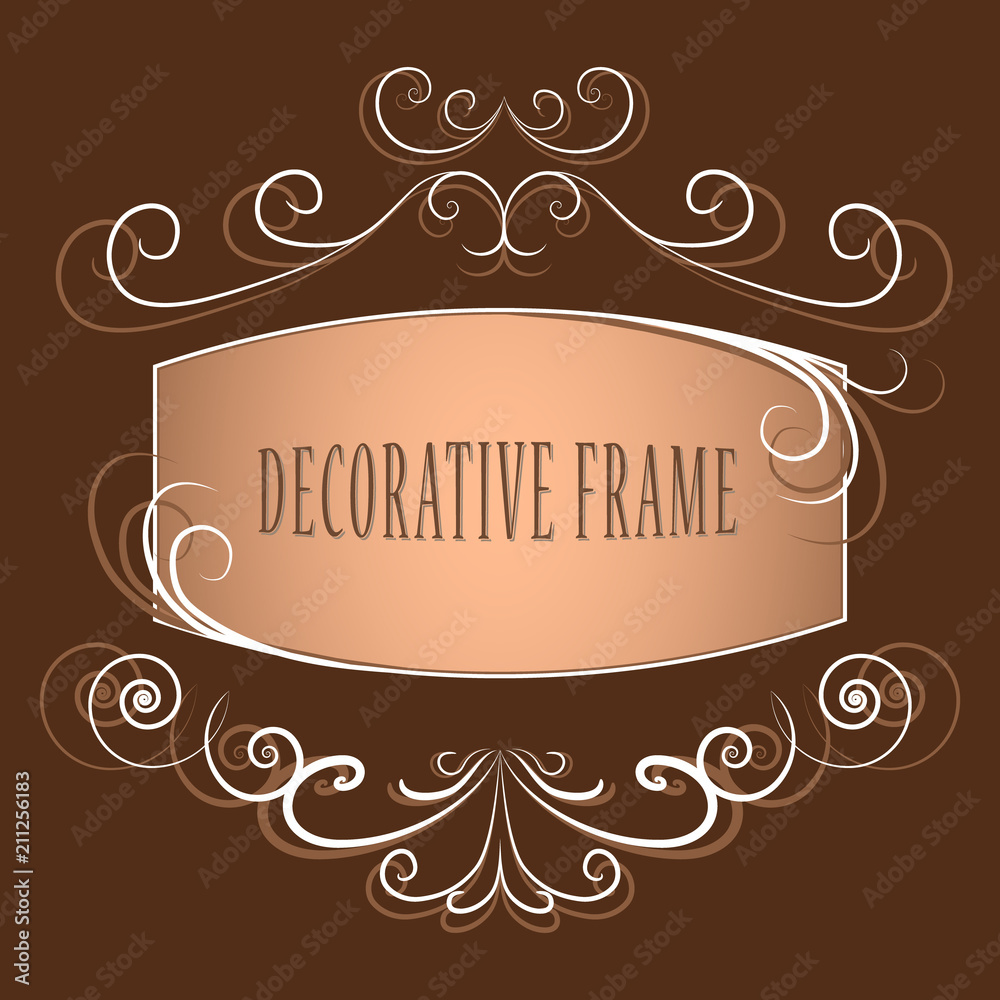 decorative vintage frame