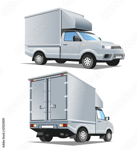 Pickup truck development for shipment service. Transport confidently with standard delivery service company.