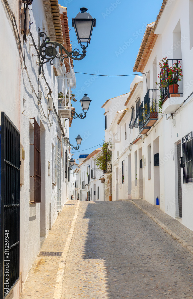 Charming white village Altea in White Coast of Spain