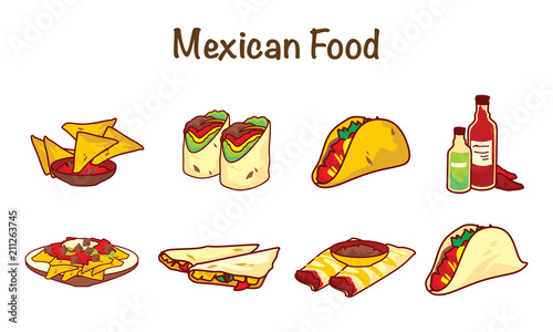Mexican Food set