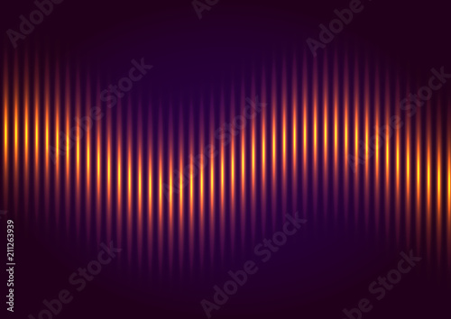 Abstract music equalizer