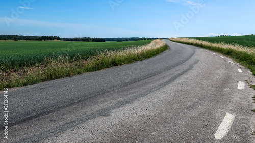 A curvy small road in the S...