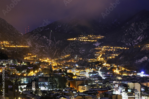 View of Andorra la Vella. Andorra © Andrey Shevchenko