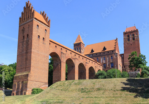 Kwidzyn - a medieval castle of Teutonic Order and a cathedral