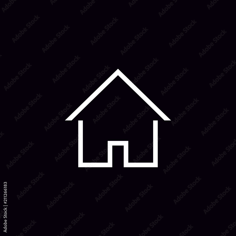 Estate home vector icon