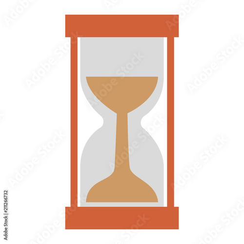 hourglass time isolated icon