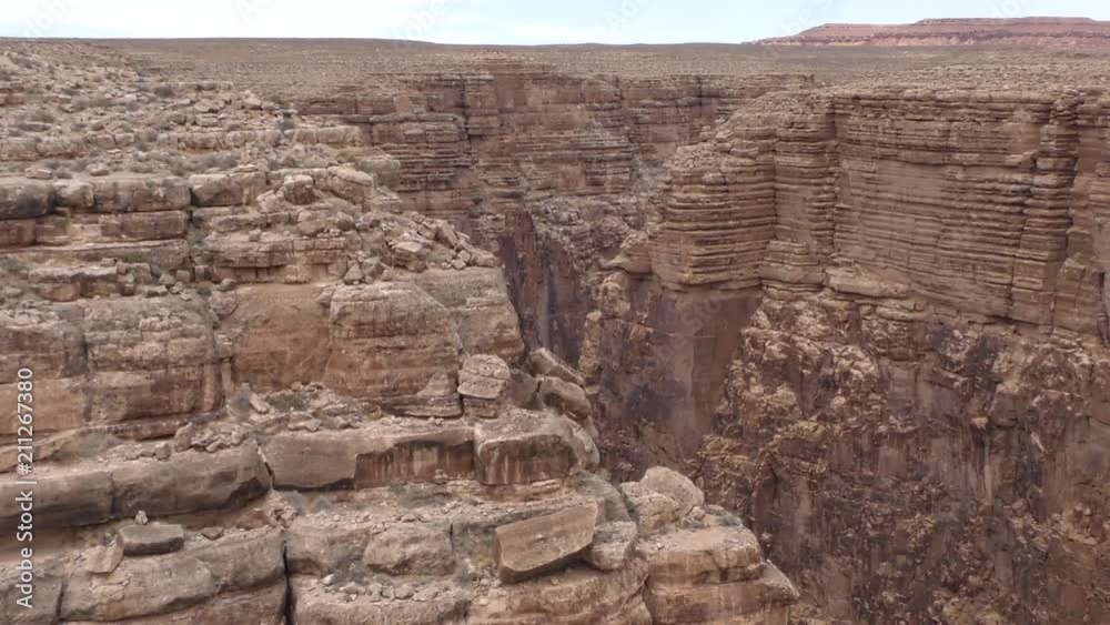 custom made wallpaper toronto digitalArizona, Little Colorado Gorge, A pan across rock formation in the Little Colorado Gorge