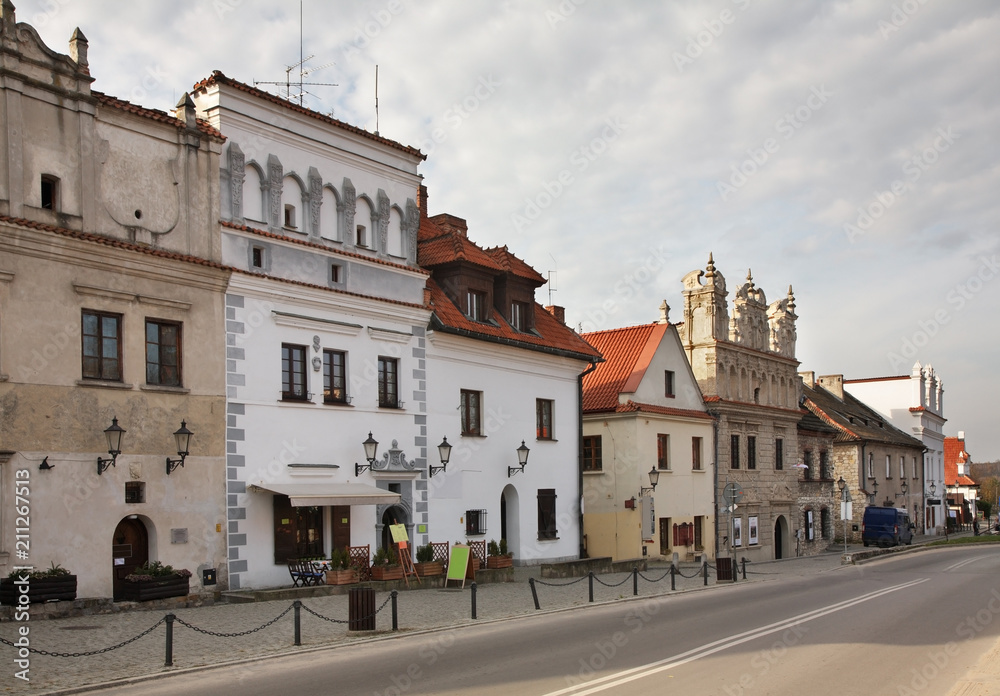Senatorska street in Kazimierz Dolny. Poland
