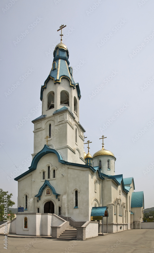 Cathedral in Yuzhno-Sakhalinsk. Sakhalin island. Russia
