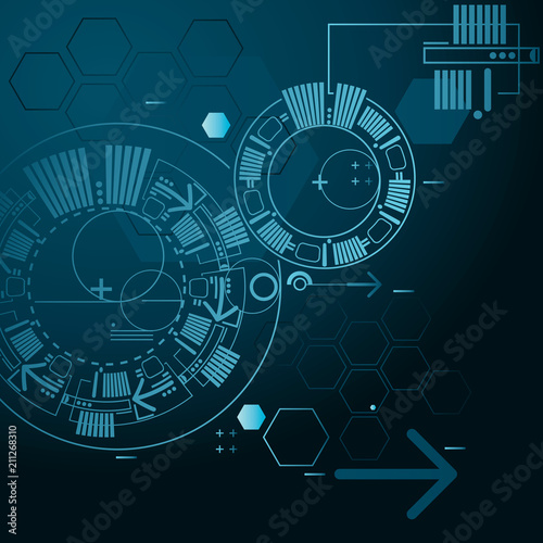 Abstract technology background