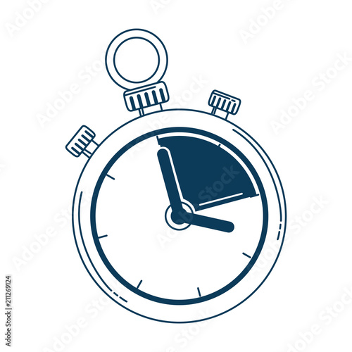 timer chronometer isolated icon vector illustration design