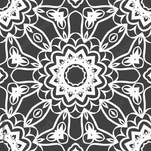 Unique, abstract geometric pattern. Seamless vector illustration. For design, wallpaper, background