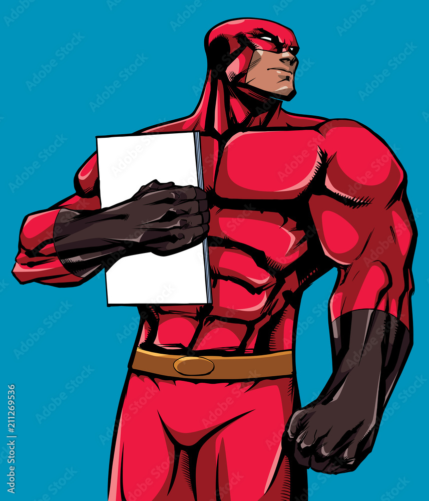 Superhero Holding Book 2