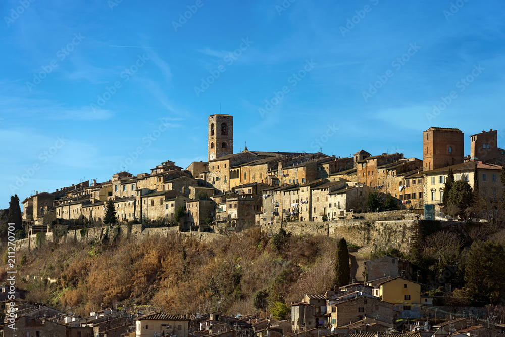 Cityscape of Colle di Val d'Elsa - Tuscany Italy