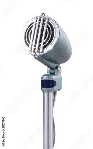 Vintage 1960s microphone photo