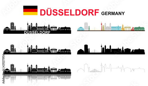 Düsseldorf, großes Set