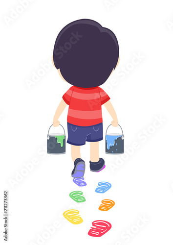 Kid Boy Paint Colors Foot P...