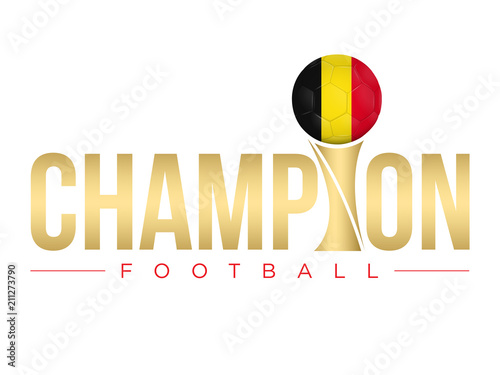 BELGIQUE - CHAMPION FOOTBALL 