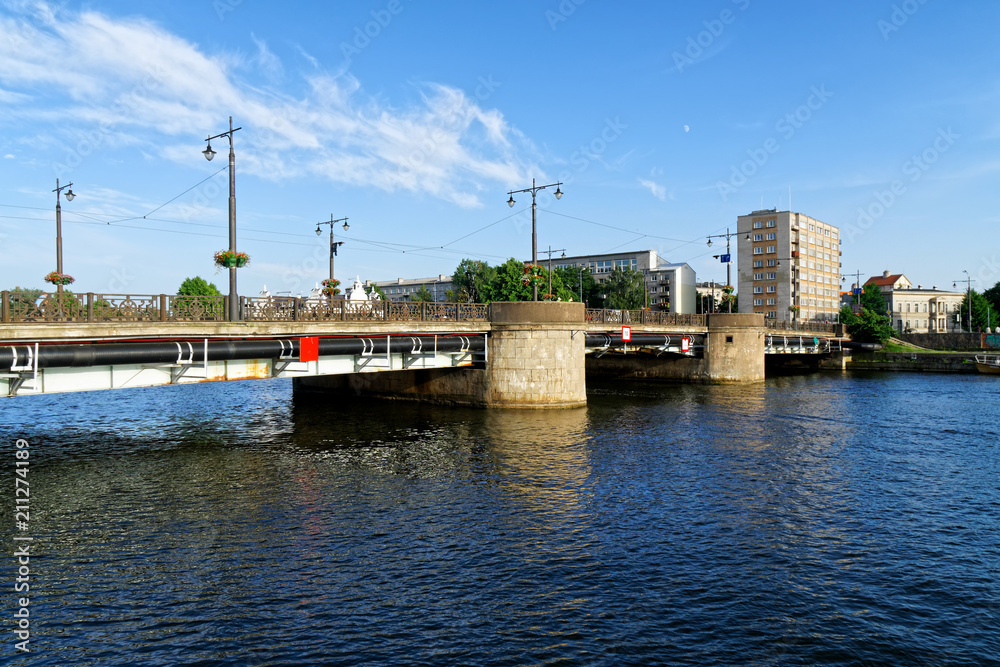 Brücke über den Kanal in Liepaja, Lettland