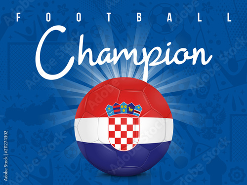 CROATIE - CHAMPION FOOTBALL 