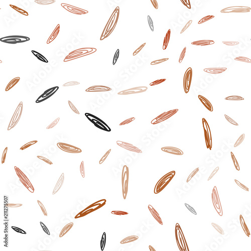 Light Orange vector seamless cover with spots.