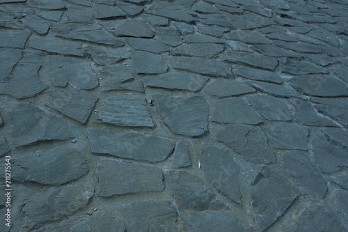 Polygonale Platten aus Stein