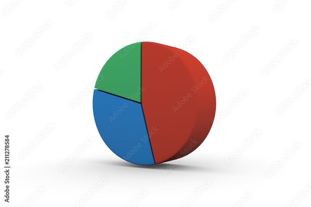 Fototapeta premium Pie Chart, Circle Graph