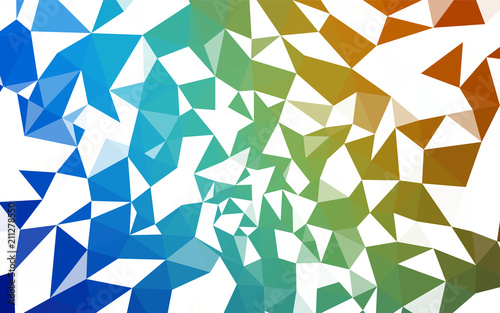 Dark Multicolor vector triangle mosaic cover.
