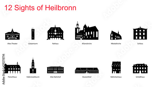 12 Sights of Heilbronn © SG- design