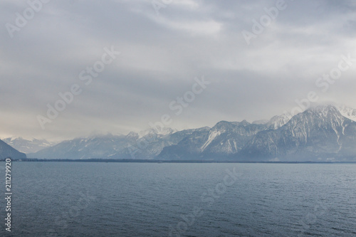 Mountains on the shore. © German S
