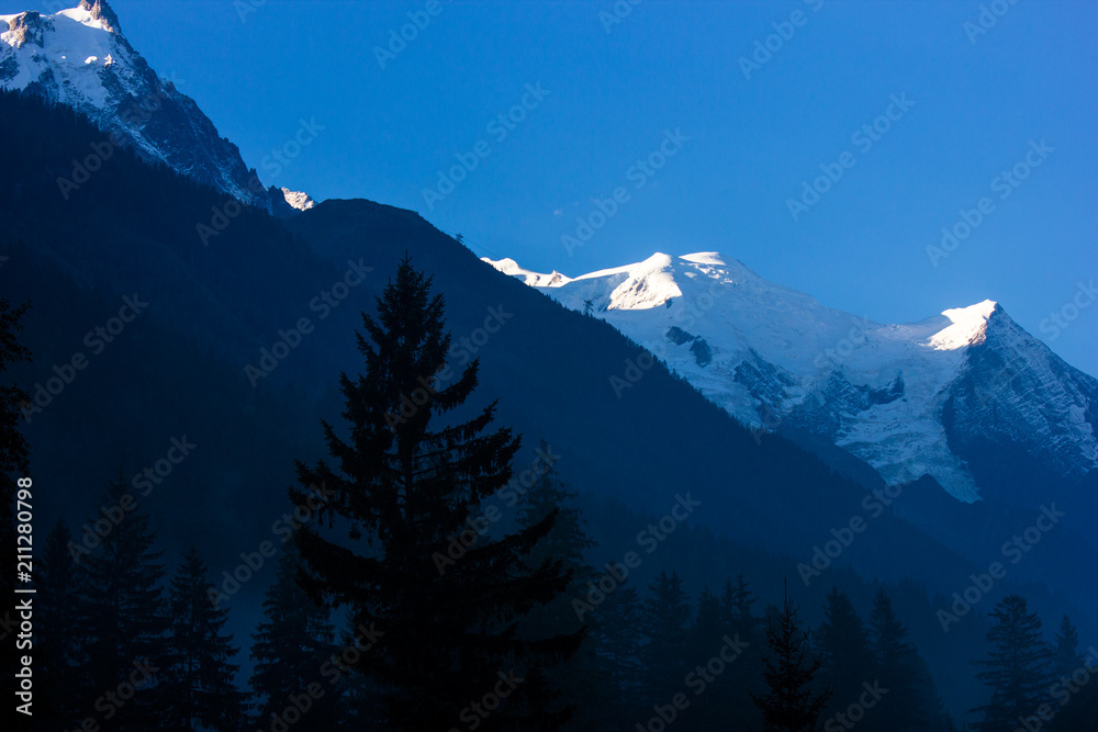 Landschaft am Mont Blanc