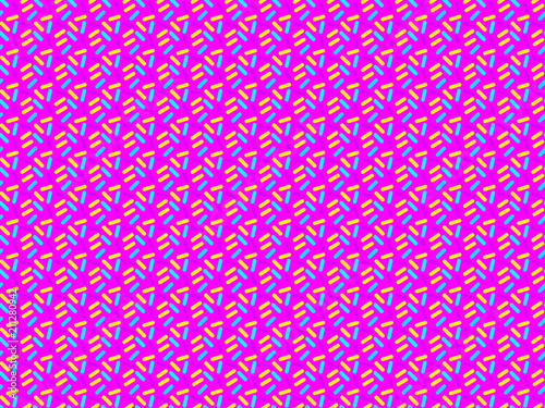 Fototapeta Colorful abstract geometric pattern with rounded shapes