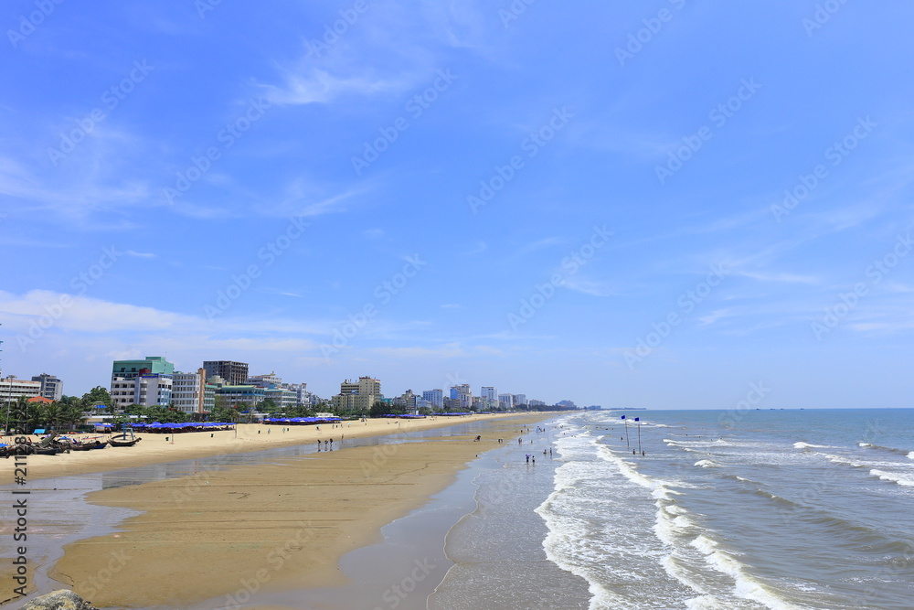 Samson beach in Thanh Hoa, Vietnam