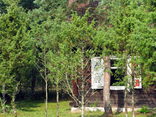 House in the forest of Lithuania