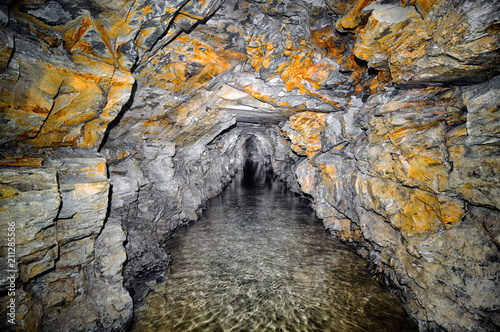 Underground Cwmystwyth Mine