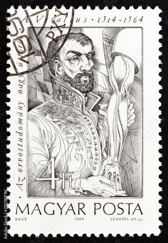 Andreas Vesalius, Pioneers of Medicine (Hungary 1989) photo