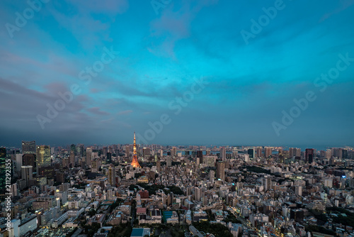 TOKYO  JAPAN - June 21  2018  Tokyo Tower is the world s tallest  self-supported steel tower in Tokyo  Japan