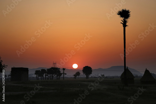 Sun rise  india