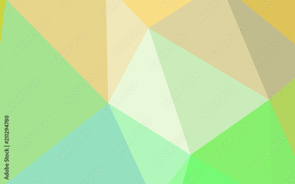 Light Green, Yellow vector abstract mosaic backdrop. Light Green, Yellow vector abstract mosaic backdrop.