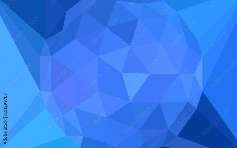 Light BLUE vector abstract polygonal template with a gem in a centre. Light BLUE vector abstract polygonal template with a gem in a centre.