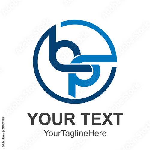 BP letter logo design vector illustration template, B letter logo vector, letter B and P logo vector, creative Letter BP letter logo