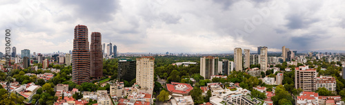 Chapultepec  panoramic view - Mexico City photo