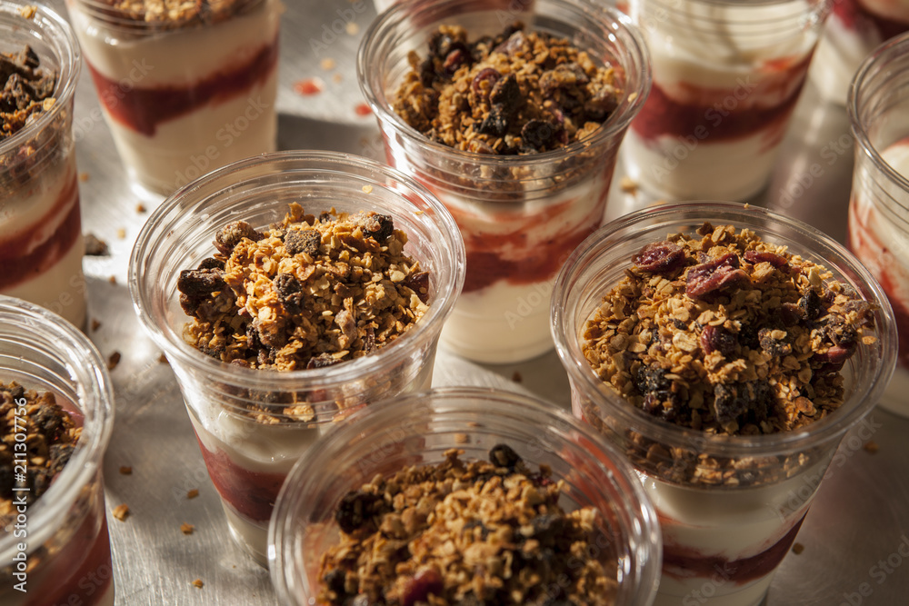 Fruit Parfait array Fruit Parfait array