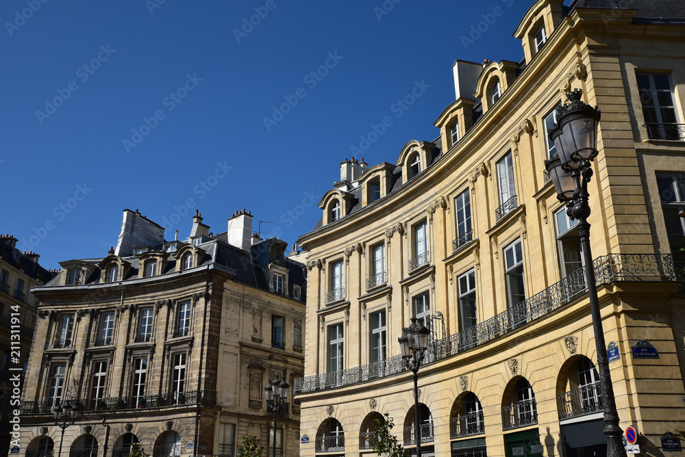 Place des Victoires à Paris, France