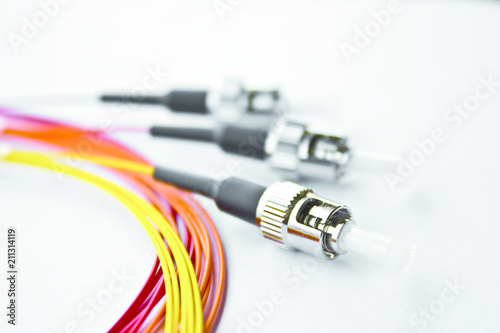 Glasfaser Patch-Kabel mit ST-Stecker