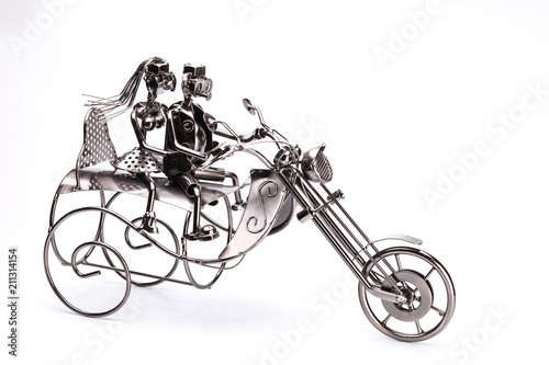 Bottle holder on a white background