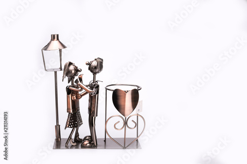 Bottle holder on a white background