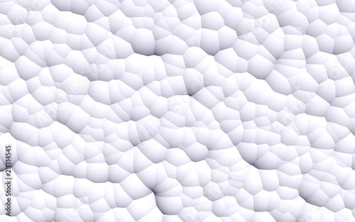 Fototapeta Naklejka Na Ścianę i Meble -  3d rendering picture of white balls. Abstract wallpaper and background. 3D illustration