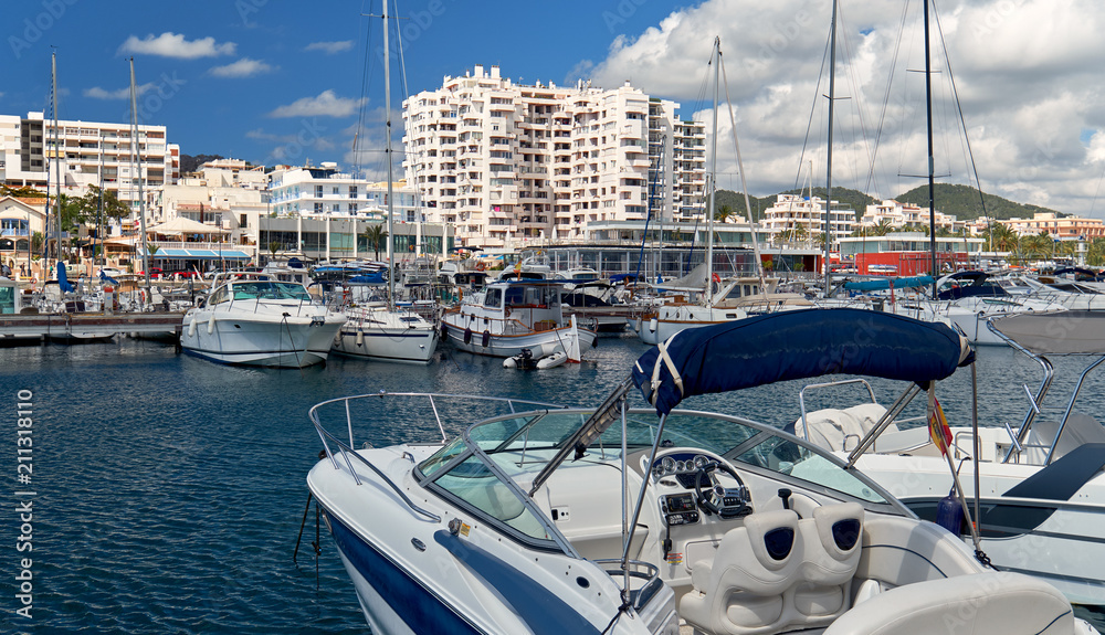 Fototapeta premium Port of San Antonio de Portmany. Ibiza Island. Spain